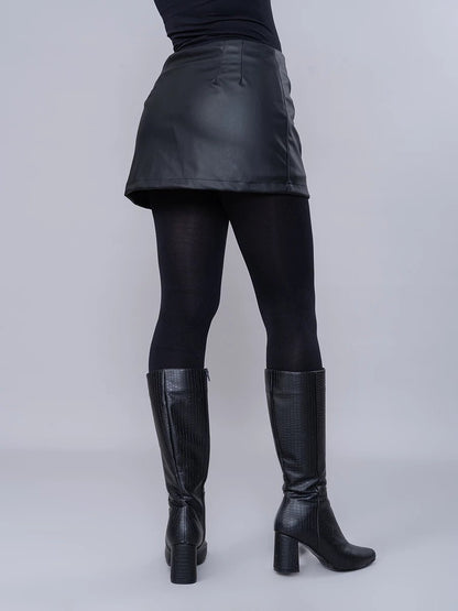 Falda/Short en Cuerina Mery - Falda de La Matier