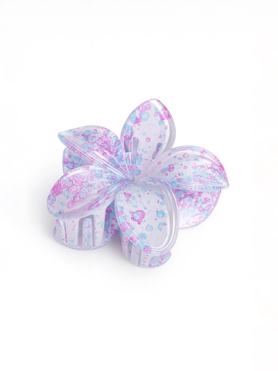 GANCHO ACRILICO FLOR JAZPEADO