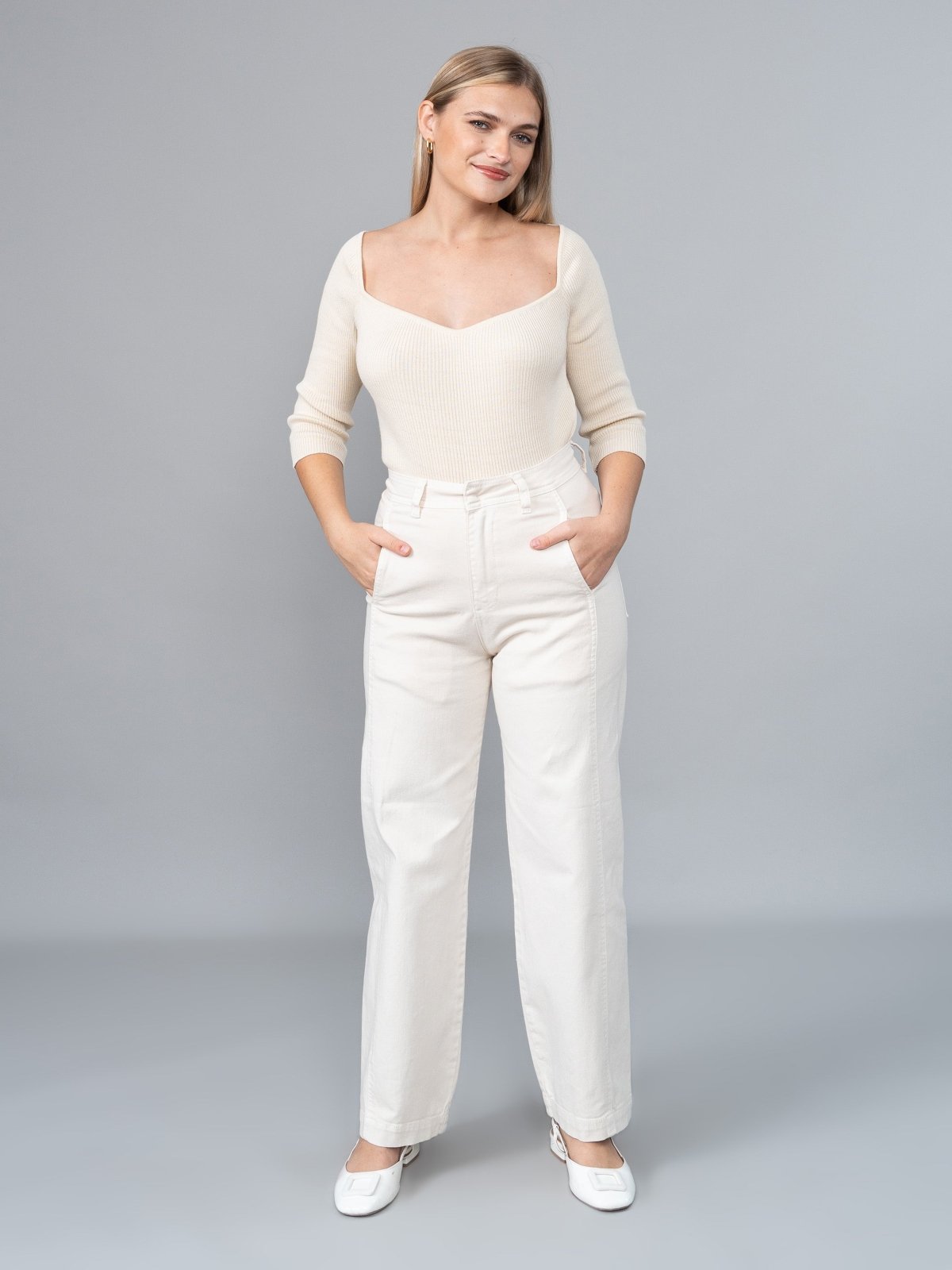 Polo Tejido Mia Beige - Polo de La Matier