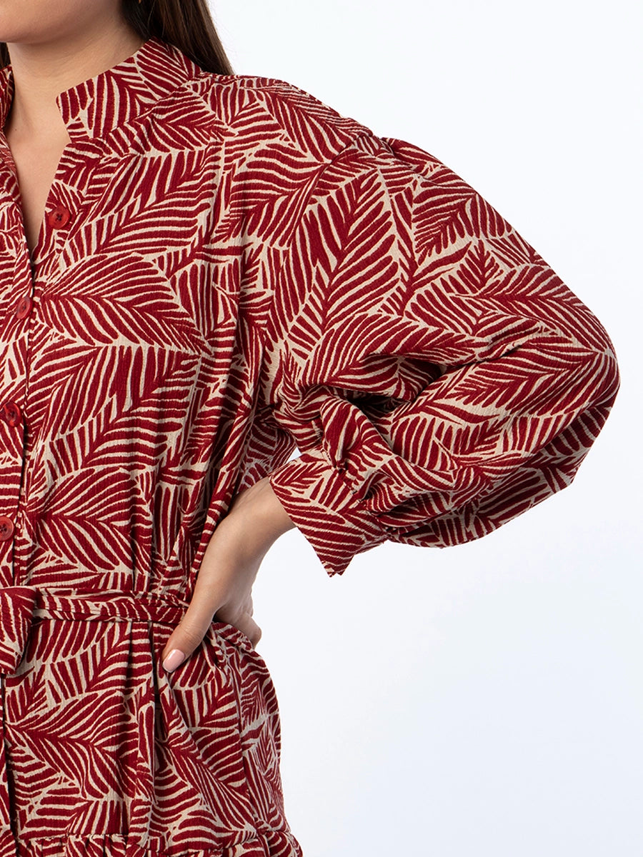 Vestido Belén Terracota