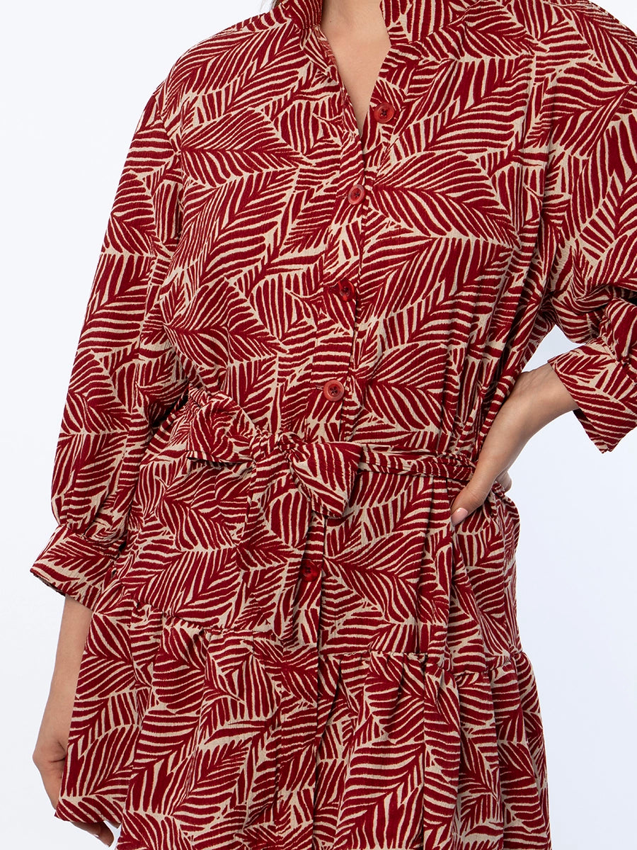 Vestido Belén Terracota