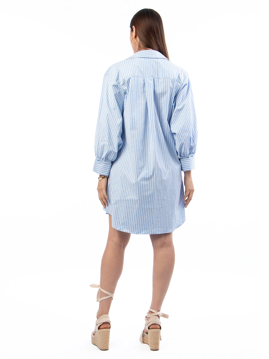 Vestido Camisero Rayas