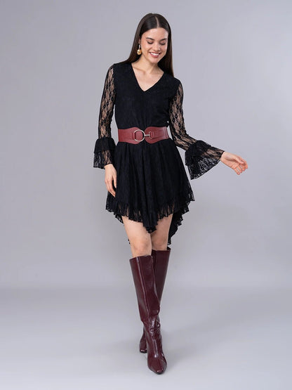 Vestido Dalia Negro - Vestido de La Matier