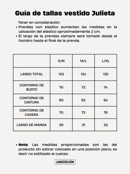 Vestido Julieta - Vestido de La Matier