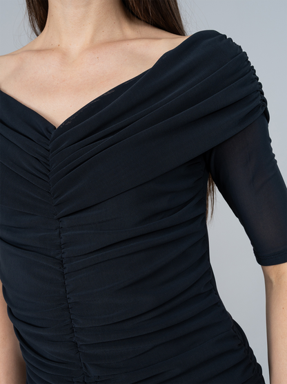 Vestido July Negro en Tul