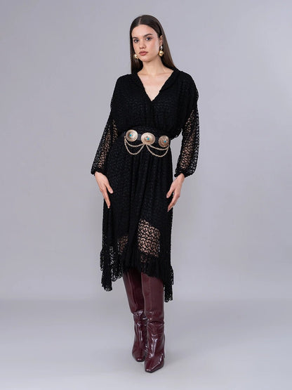 Vestido Lua negro - Vestido de La Matier