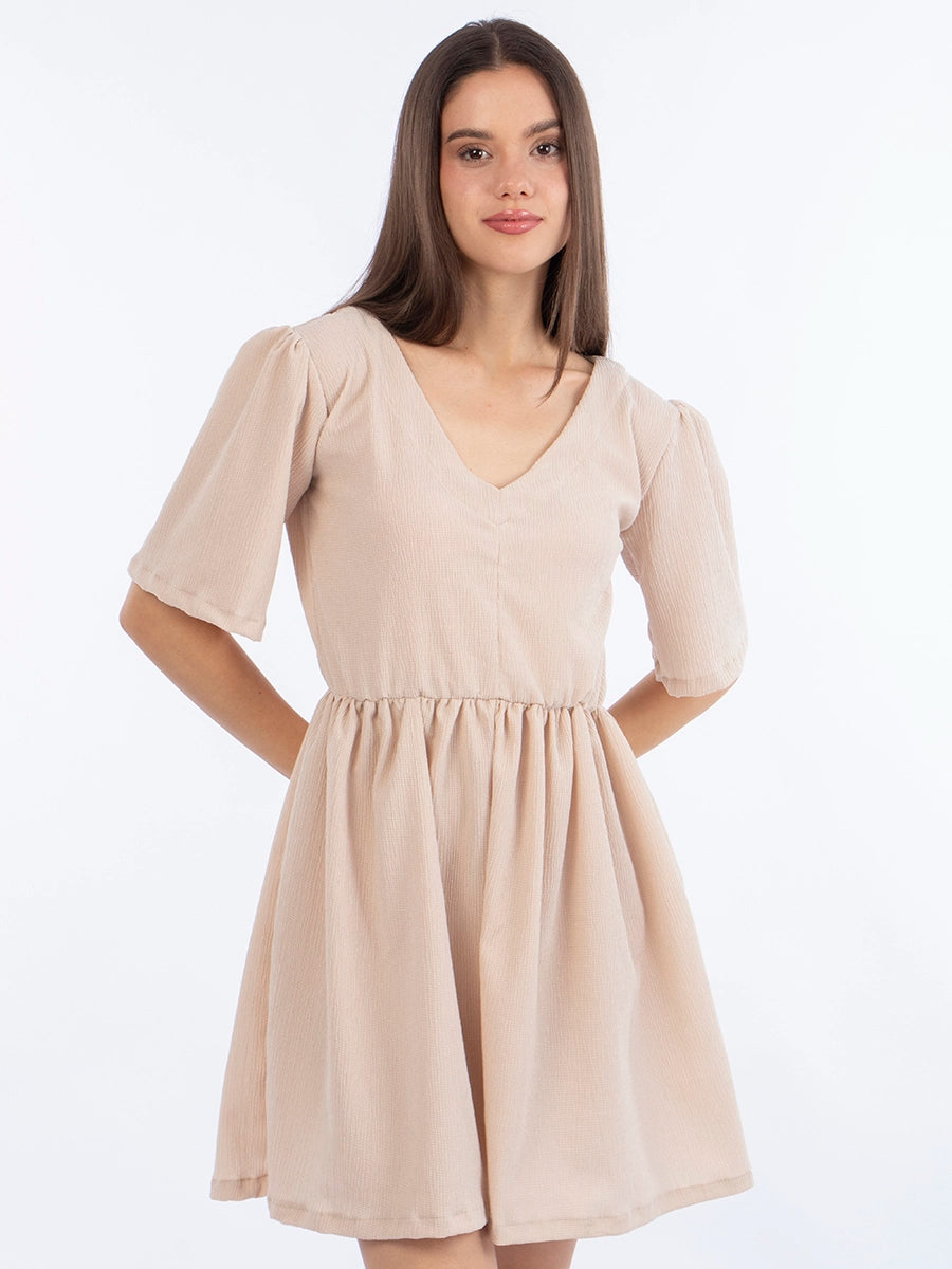 Vestido Básico Beige
