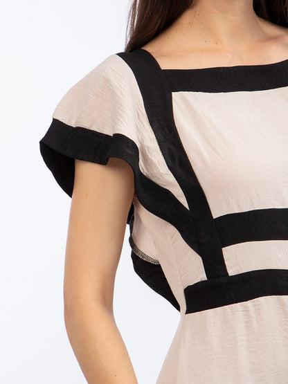 Vestido Karlotta Beige